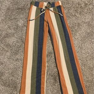 Striped cozy lounge pants